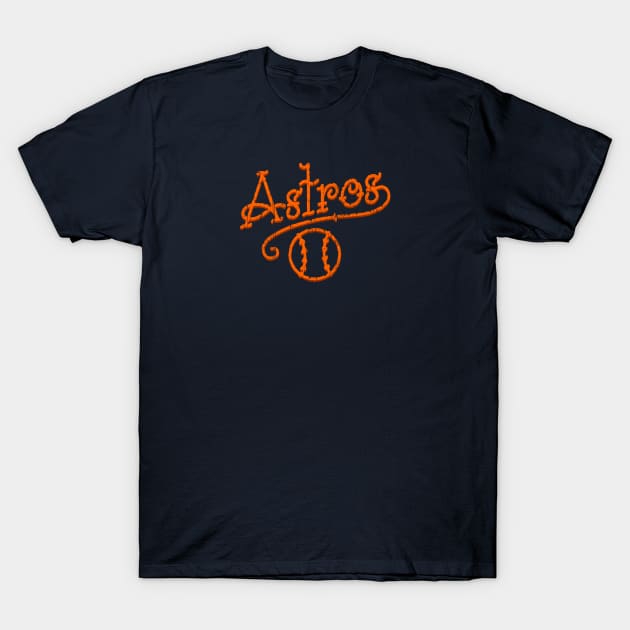 Vintage Astros Sailor Tattoo T-Shirt by Throwzack